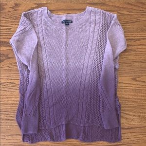 American eagle outfitters purple ombré sweater